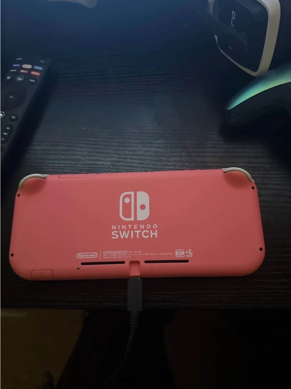 Nintendo Switch Lite Handheld Console - Pink with two games